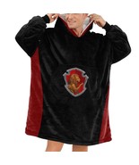 Gryffindor Lion Sherpa Fleece House Robe Cloak Poncho - $64.67 CAD+