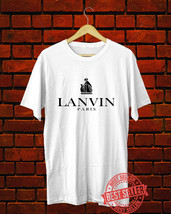 Lanvin Paris Logo Essentials Men&#39;s T Shirt S-5XL - $20.99+