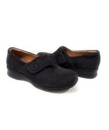 New Clarks Artisan Women&#39;s Aubria Myth Nubuck Leather Shoes Black 6 M - $135.38 CAD