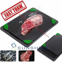 Fast Defrosting Kitchen Tray Safe Rapid Thawing Meat Defrost Or Thaw Frozen Food - £36.75 GBP