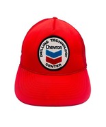 Chevron Hat Red Drilling Technology Center Snapback Trucker Cap - $20.00