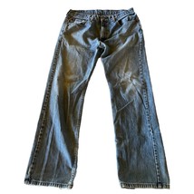 Levis 505 Jeans Mens 36x32 Medium Wash Straight Denim Cotton Blue Y2k - $19.80