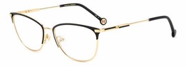 Carolina Herrera HER-0161 Eyeglasses Eye Glasses Blck  Rhl Gold Authentic New 56 - £141.98 GBP