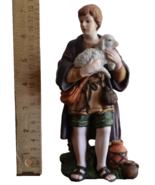 Kirkland Nativity 75177 Replacement Porcelain Shepherd Lamb Sheep 7.5&quot; B... - $264.25 MXN