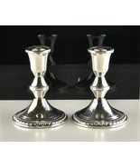 *Pair of Poole 299 Sterling Silver Weighted Candle Stick Holder - €79,35 EUR
