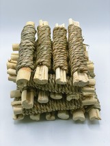 3 Pack Woven Seagrass &amp; Dried Bamboo Stick for Rabbit, Hamster, Chinchilla - £4.78 GBP