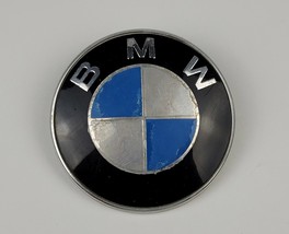 BMW OEM round metal tin emblem badge Bomisa Milano Pre-owned - £15.57 GBP