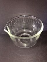 Vtg Fire King 6.5" Clear Glass Mixing Bowl w/ Pour Spout for Sunbeam Sta... - $19.00