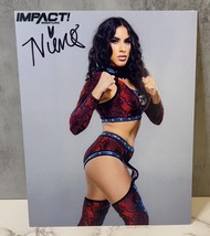 Tiffany Nieves Signed Autograph 8x10 WWE TNA AEW Impact NXT WoW NWA - £7.61 GBP