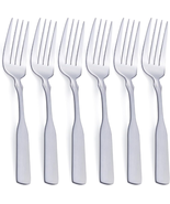 Dinner Fork, Stainless Steel 7.6” Heavy Duty Fork Silverware, Metal Fork... - $13.99