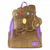 Thanos Infinity Gauntlet Mini Backpack By Loungefly Gold - £70.63 GBP