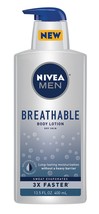 Nivea Men Breathable Body Lotion Dry Skin 13.5 Oz - £8.67 GBP