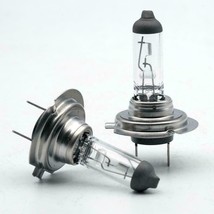 2 Headlight Bulbs H7 55w Halogen Ultra White Bulb Auto Scooter Motorcycl... - $4.95