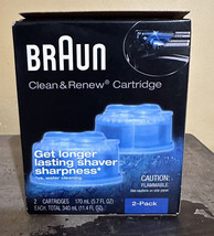 Braun Series Clean &amp; Renew Cartridge 2 Pack Unscented - £16.73 GBP