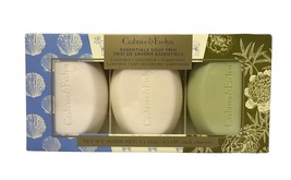 Crabtree &amp; Evelyn Essentials Soap Trio La Source Goatmilk Gardeners Net Wt 3 X 1 - £27.96 GBP