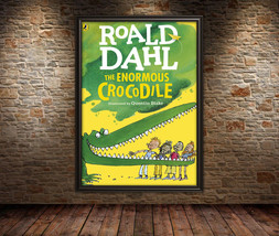 ENORMOUS CROCODILE Book Poster - Roald Dahl Wall Art Deco - Wall Poster Art - £3.85 GBP