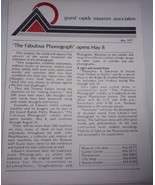 Vintage Grand Rapids Museum Association Bulletin May 1977 - $4.09 CAD