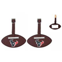 Houston Texans Bag Tag Football Style Luggage NFL Official Merch - £10.69 GBP