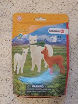Schleich Alpaca Family Set Wild Life 42544  Animals New in Box FREE SHIP... - £11.75 GBP