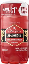 Old Spice Men&#39;s Deodorant Aluminum-Free Swagger, 3.0oz Twin Pack - £19.97 GBP