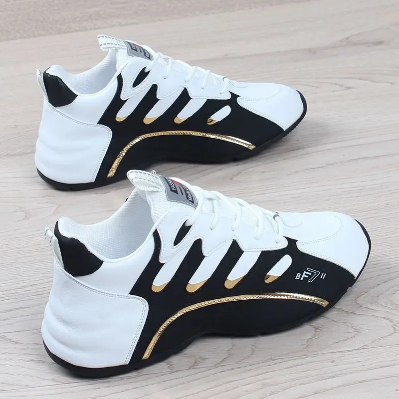 Men New Fashion Casual Sneakers for Light Soft Breathable Vulcanize Shoes High Q - £44.33 GBP