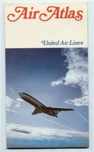 United Airlines Air Atlas 1967 UAL United States &amp; Hawaii Route Maps  - £21.68 GBP
