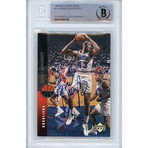 Brad Daugherty Cleveland Cavaliers Auto Upper Deck Autographed On-Card B... - $79.17
