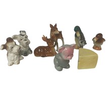 Vintage Lot of 4 Ceramic Salt And Pepper Shakers Scarce Animal Sets Nice - $17.79