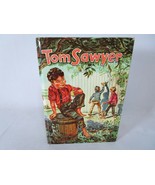 Vintage 1955 Adventures Of Tom Sawyer Book Whitman Publishing Mark Twain - £7.76 GBP