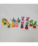 2009 Nintendo Super Mario Brothers Chess Pieces Lot of 12 Figures Mario ... - €13,03 EUR