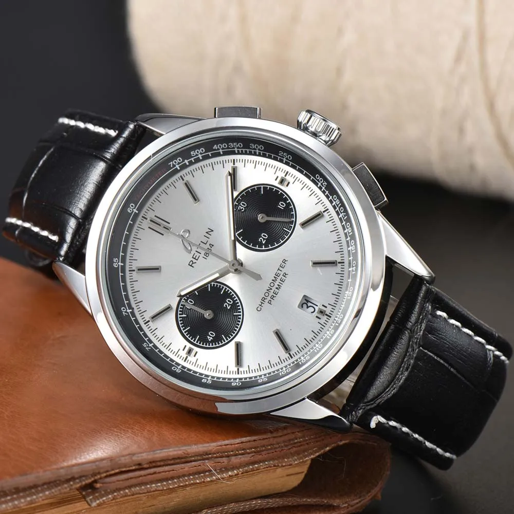 Luxurious AAA+  men&#39;s top high-quality automatic date business trend  watch with - £118.41 GBP
