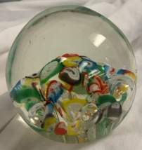 Hand Blown ArtMark Glass Paperweight - £6.66 GBP