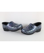 Dansko Womens 10.5 11 EU 41 Distressed Patent Leather Slip On Clogs Mule... - $64.30