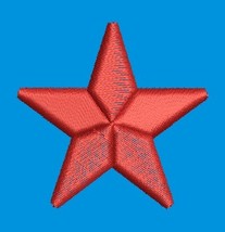 Star machine embroidery design - $1.99