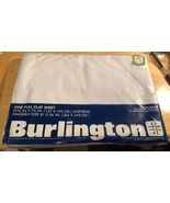 Burlington White Full Flat Sheet NOS - $17.99