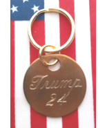 Trump 24 Solid Brass Engraved Locker Tag - $9.50