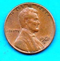 1961 D Lincoln Memorial Penny - Circulated - Light Wear - $0.01