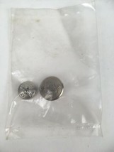 “S” “W” Coat &amp; Cuff Buttons Set Silver Tone Lion Unicorn Sealed Pack - $9.89