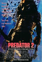 Predator 2 original 1990 vintage one sheet movie poster - $229.00