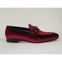 Men's GENIO Velvet Upper Leather Red Sole Shoes Turkey 120194637 Burgundy image 7