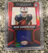 2023 Panini Certified Dalton Kincaid New Generation Mirror Red /199 Rookie Patch - £14.66 GBP