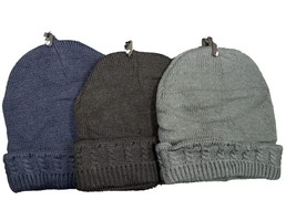 Buy 2 Get 1 Free Knit Acrylic B EAN Ie Warm Winter Cap For Men &amp; Women - £7.69 GBP