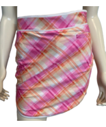 Pebble Beach Dry Luxe Women&#39;s Golf Skort Pink Plaid Small - $324.82 MXN