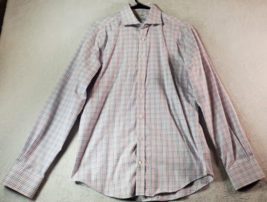 Twillory Shirt Men Size 15.5 Multi Plaid Cotton Long Sleeve Collared But... - $21.25
