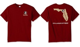 NCAA Florida State Seminoles State of Mind GILDAN Short Sleeve T-Shirt Medium - £7.46 GBP