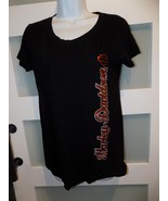 Harley Davidson Motorcycles Chunky River Meridian MS Black SS T-shirt Si... - $437.15 MXN