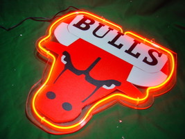 Chicago Bulls Sports Neon Sign 10&quot;x8&quot; - $69.00