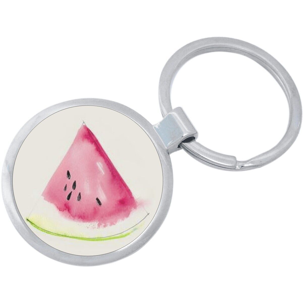 Watermelon Keychain - Includes 1.25 Inch Loop for Keys or Backpack - $10.77