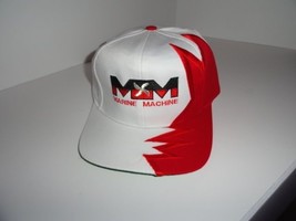 Marine Machine  Red jagged edge embroidered baseball cap - £23.20 GBP