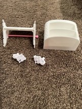 2015 Barbie Dream House Rack Shelf Cabinet Replacement Part Lot - £11.83 GBP